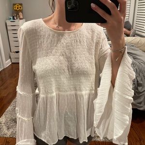 Open Sleeve American Eagle Blouse
